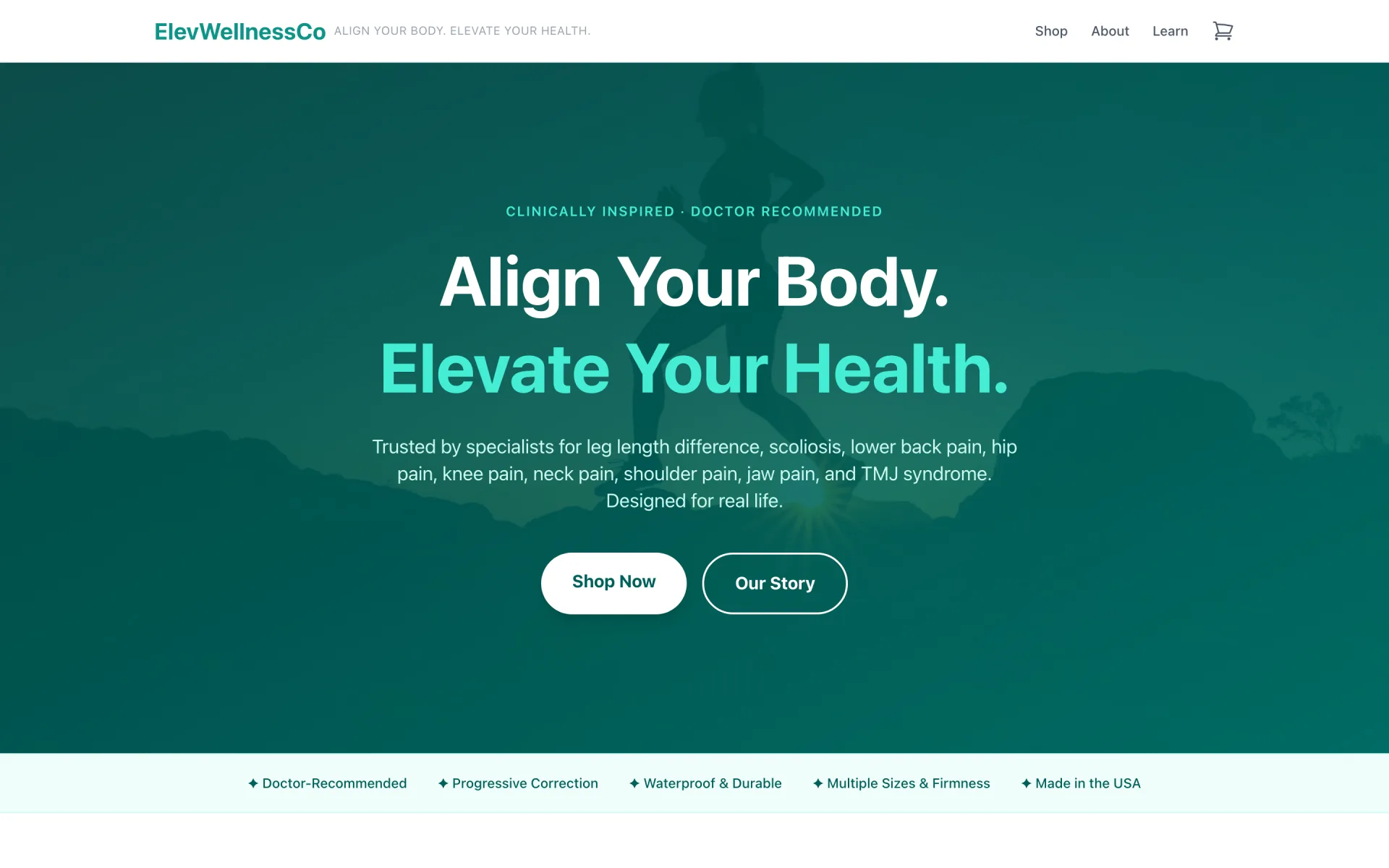 ElevWellnessCo — Clinically-built heel lifts for postural alignment & pain relief